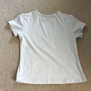 DFYNE cream slim shirt
